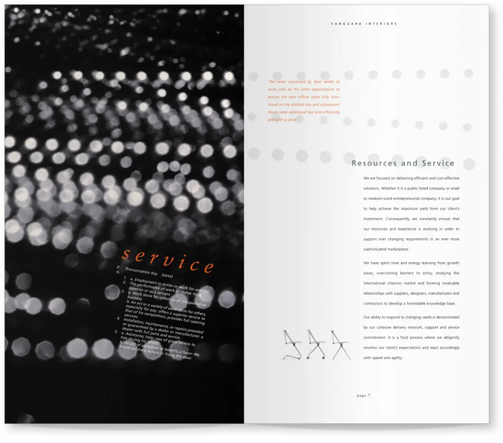 Corporate brochure design