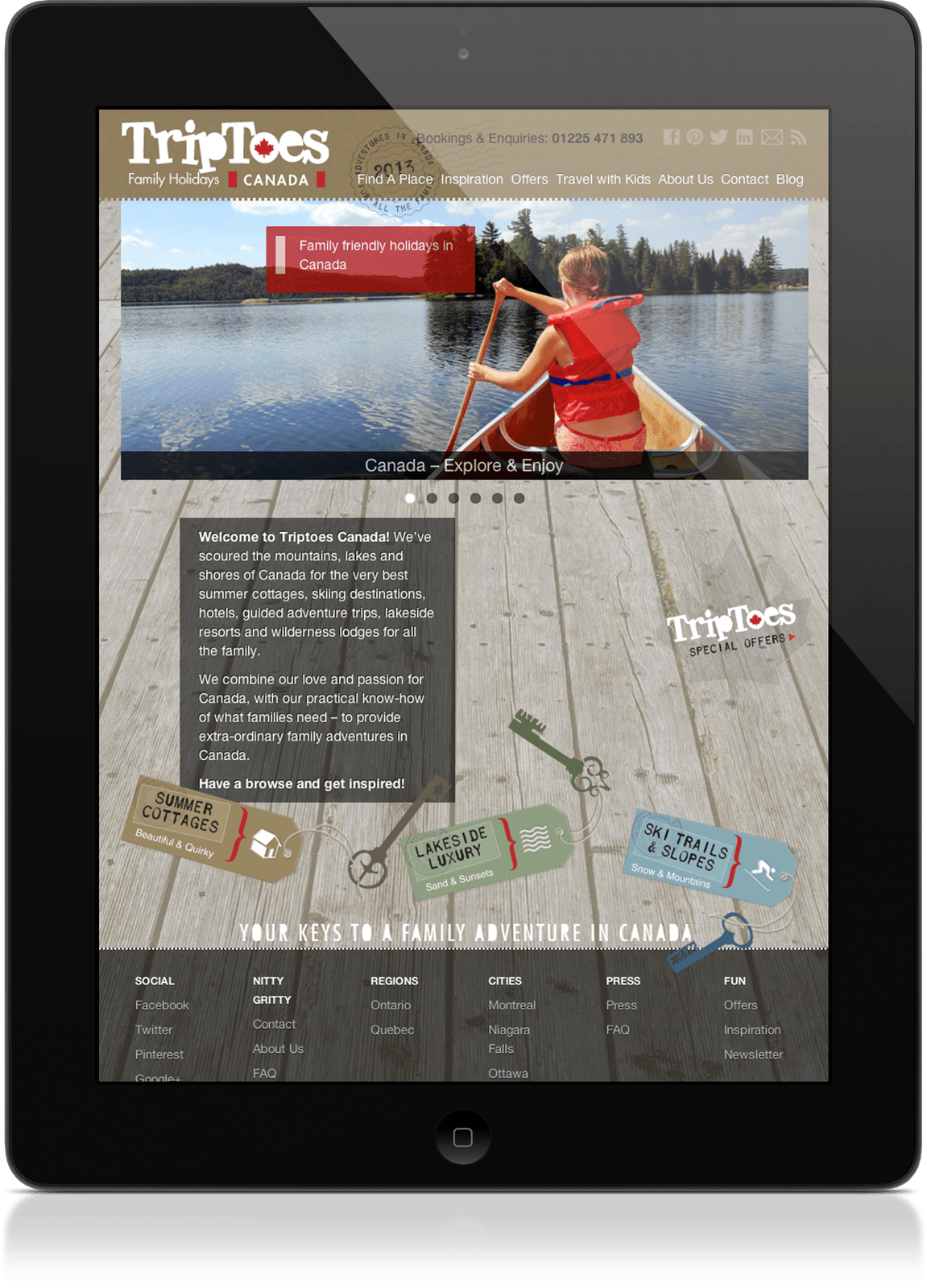 Website design.